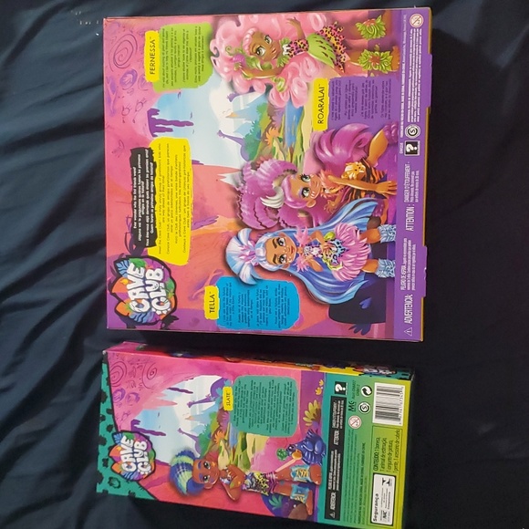 :* 4 NIB CAVE CLUB Dolls TELLA ROARALAI FERNESSA & SLATE 8" Fashion dolls BUNDLE - Picture 3 of 16